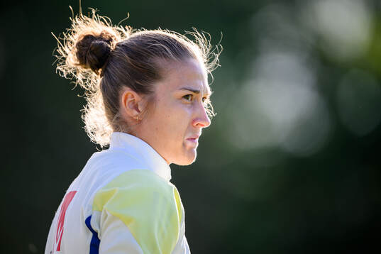 Filippa Angeldahl of Sweden at a training session the