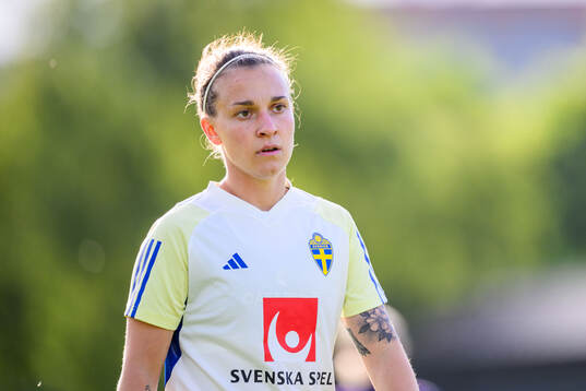 Julia Zigiotti Olme of Sweden at a training session the