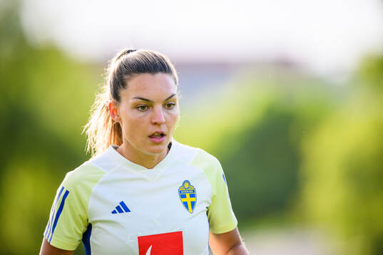 Johanna Rytting Kaneryd of Sweden at a training session the