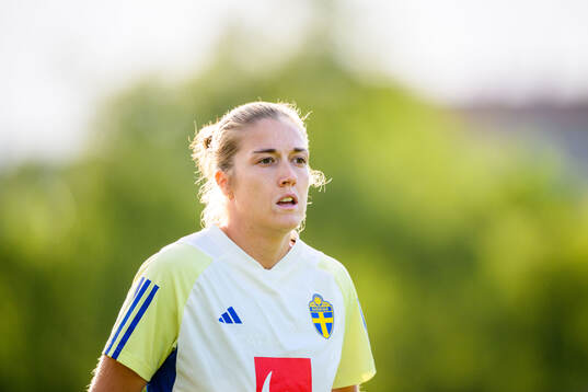 Filippa Angeldahl of Sweden at a training session the