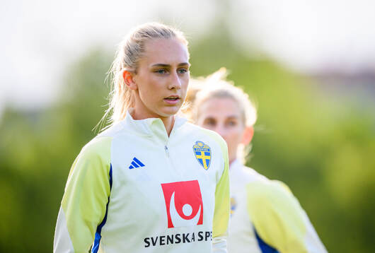 Ellen Wangerheim of Sweden at a training session the