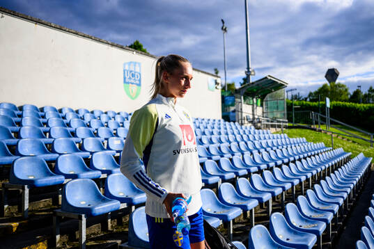 Ellen Wangerheim of Sweden at a training session the