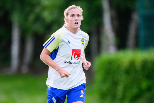 Filippa Angeldahl of Sweden at a training session the