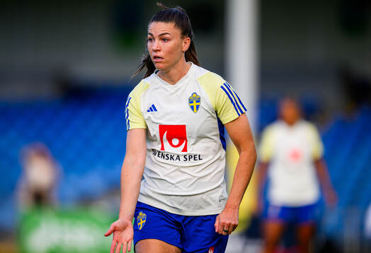 Pauline Hammarlund of Sweden at a training session the