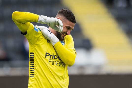 Utsiktens målvakt Elias Hadaya