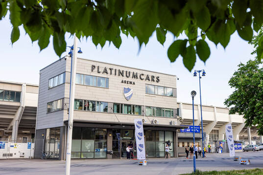 Exteriör vy av Platinumcars Arena