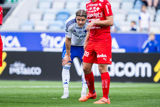 IFK Norrköpings Christoffer Nyman deppar