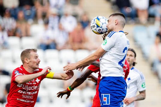 Värnamos Freddy Winsth och IFK Norrköpings Tim Prica