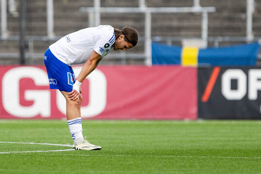 IFK Norrköpings Arnor Traustason deppar