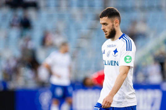 IFK Norrköpings Laorent Shabani deppar