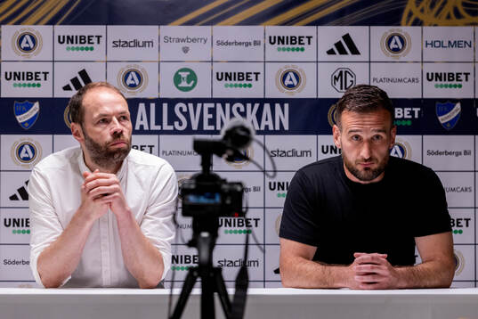 IFK Norrköpings tränare Andreas Alm och Värnamos