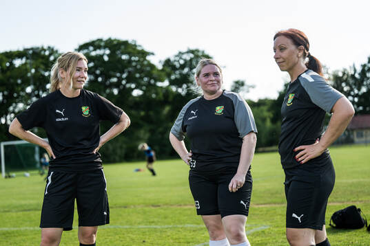 Ödåkras Malin Gröndahl, Jessica Lundberg och Maria