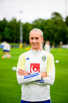 Ellen Wangerheim of Sweden at a training session