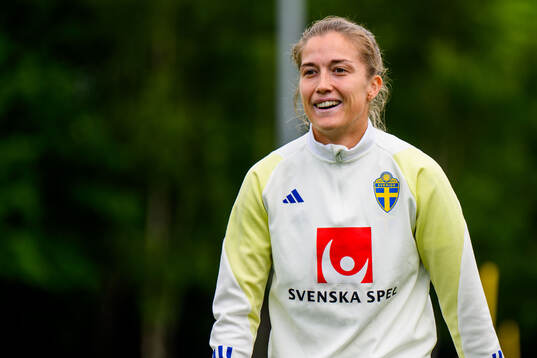 Filippa Angeldahl of Sweden at a training session