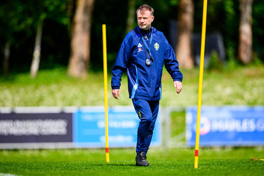 At a training session
