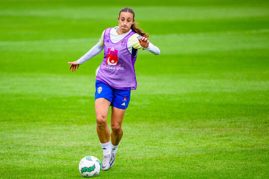 Rusul Rosa Kafaji of Sweden at a training session