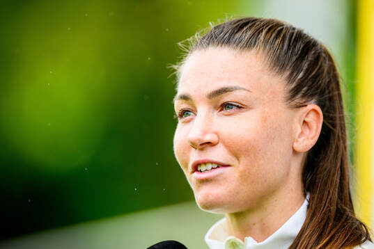 Pauline Hammarlund of Sweden at a training session