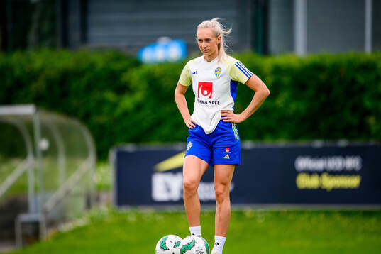 Ellen Wangerheim of Sweden at a training session
