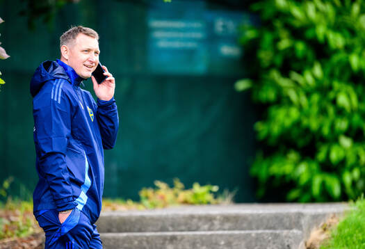 At a training session