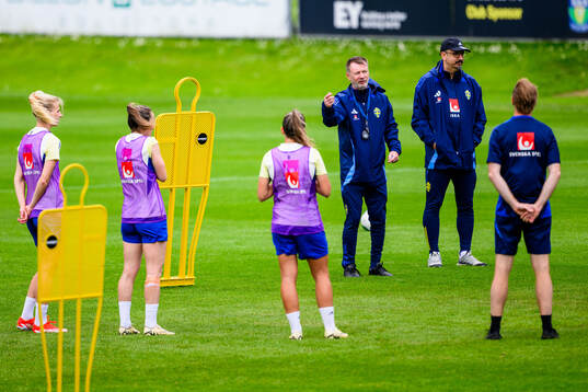 At a training session