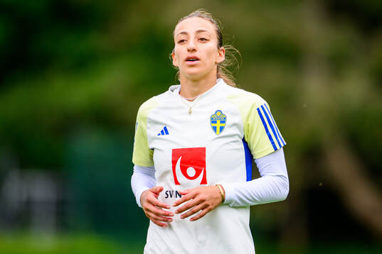 Rusul Rosa Kafaji of Sweden at a training session