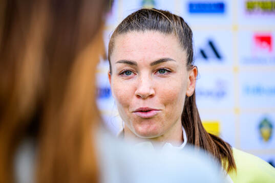 Pauline Hammarlund of Sweden at a training session