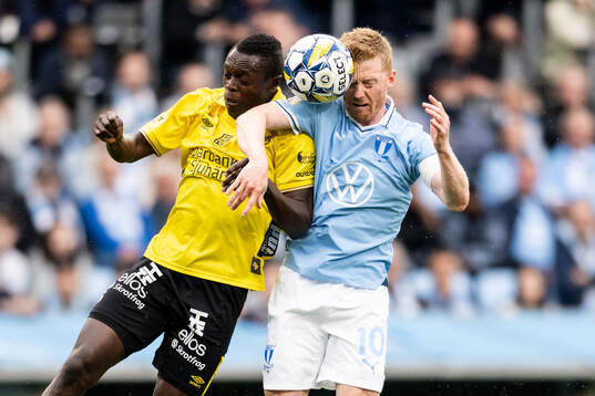 Elfsborgs Timothy Noor Ouma och Malmö FFs Anders