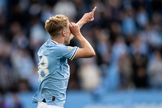 Malmö FFs Hugo Bolin jublar