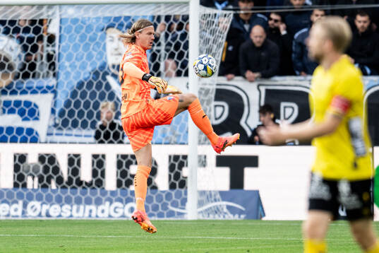 Malmö FFs målvakt Johan Dahlin