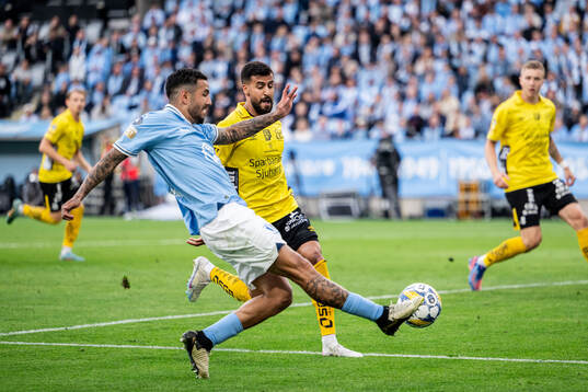 Malmö FFs Sergio Pena och Elfsborgs Rami Kaib