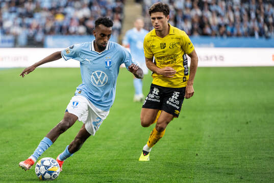 Malmö FFs Taha Ali och Elfsborgs Besfort Zeneli