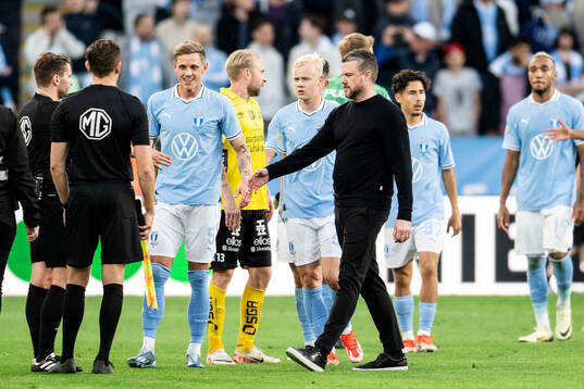 Elfsborgs tränare Jimmy Thelin deppar