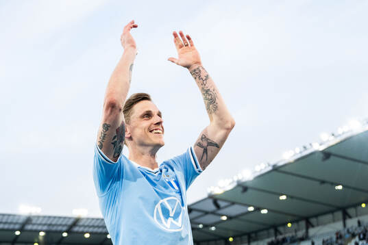 Malmö FFs Søren Rieks jublar