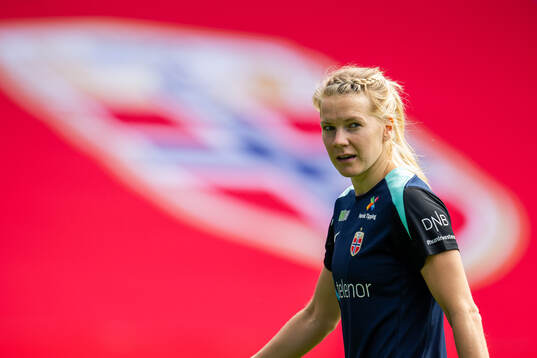 Ada Hegerberg of the Norwegian women's national football