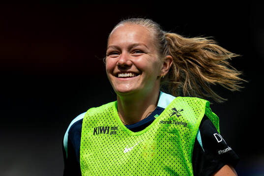 Frida Maanum of the Norwegian women's national football team