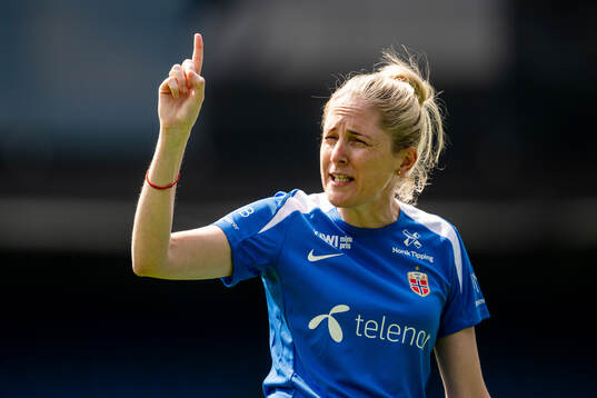 Gemma Grainger, head coach of the Norwegian women's