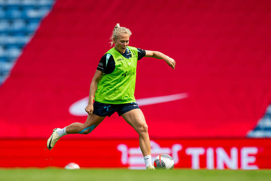 Guro Bergsvand of the Norwegian women's national football