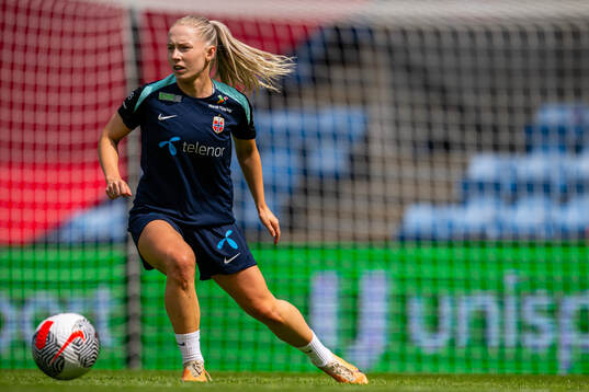 Thea Bjelde of the Norwegian women's national football team