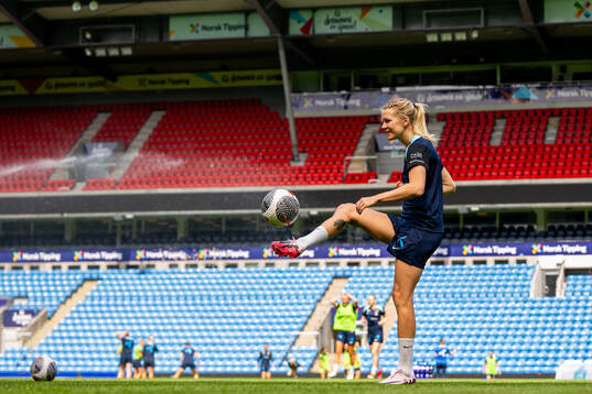 Ada Hegerberg of the Norwegian women's national football