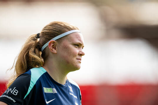 Signe Gaupset of the Norwegian women's national football