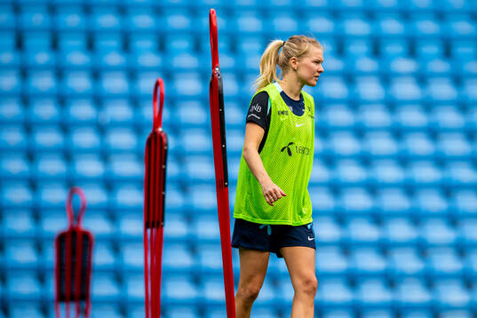 Ada Hegerberg of the Norwegian women's national football