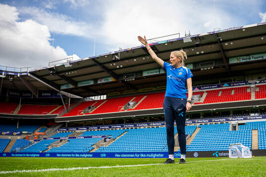 Gemma Grainger, head coach of the Norwegian women's
