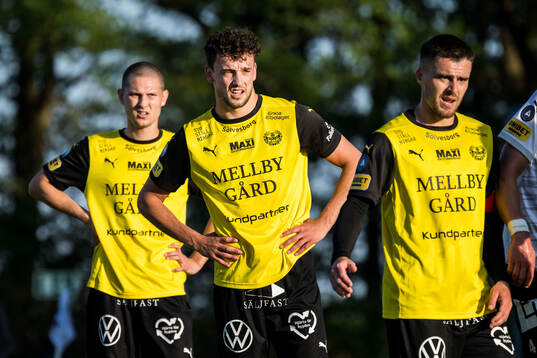 Mjällbys Rasmus Wikström, Colin Rösler och Jesper