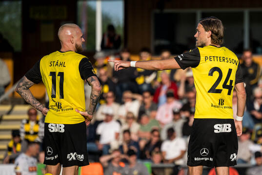Mjällbys Adam Ståhl och Tom Pettersson