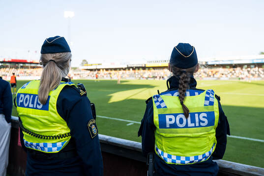 Poliser på Strandvallen