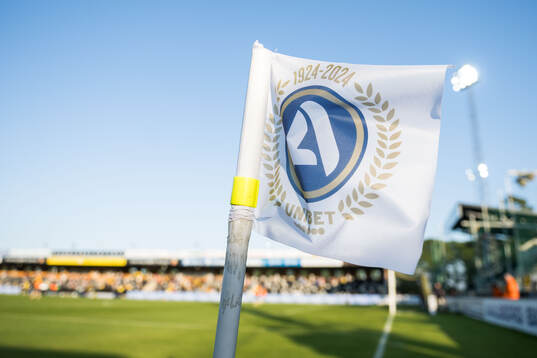Hörnflagga med Allsvenskan logotyp