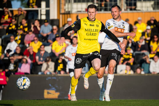 Mjällbys Jacob Bergström och Häckens Even Hovland