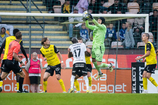 Mjällbys målvakt Noel Törnqvist