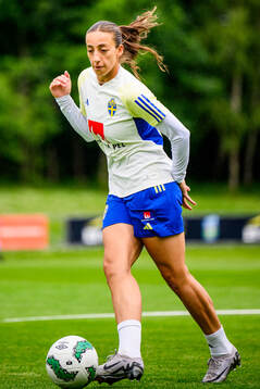 Rusul Rosa Kafaji of Sweden at a training session