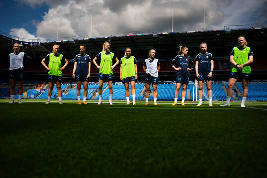 Maria Thorisdottir, Elisabeth Terland, Ada Hegerberg, Lisa